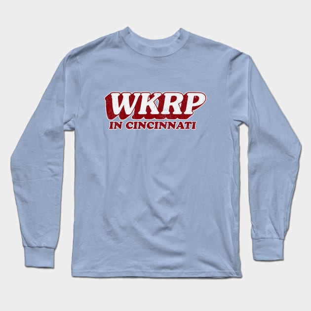 WKRP in Cincinnati - vintage logo Long Sleeve T-Shirt by BodinStreet